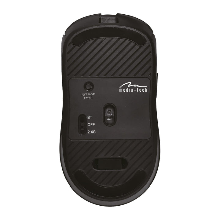 Wireless 2-in-1 (BT/RF) silent & recharge mouse MT1124, Media-Tech