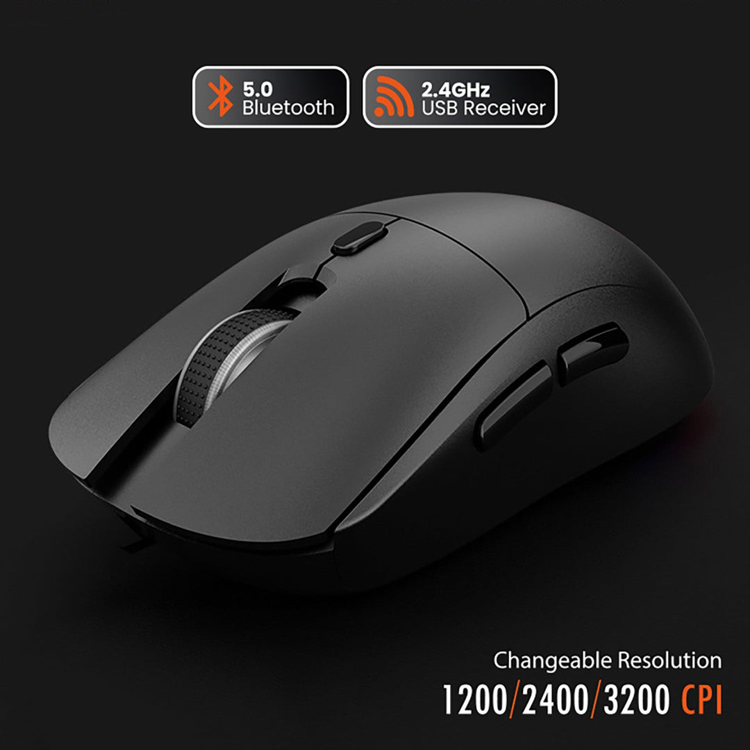 Wireless 2-in-1 (BT/RF) silent & recharge mouse MT1124, Media-Tech