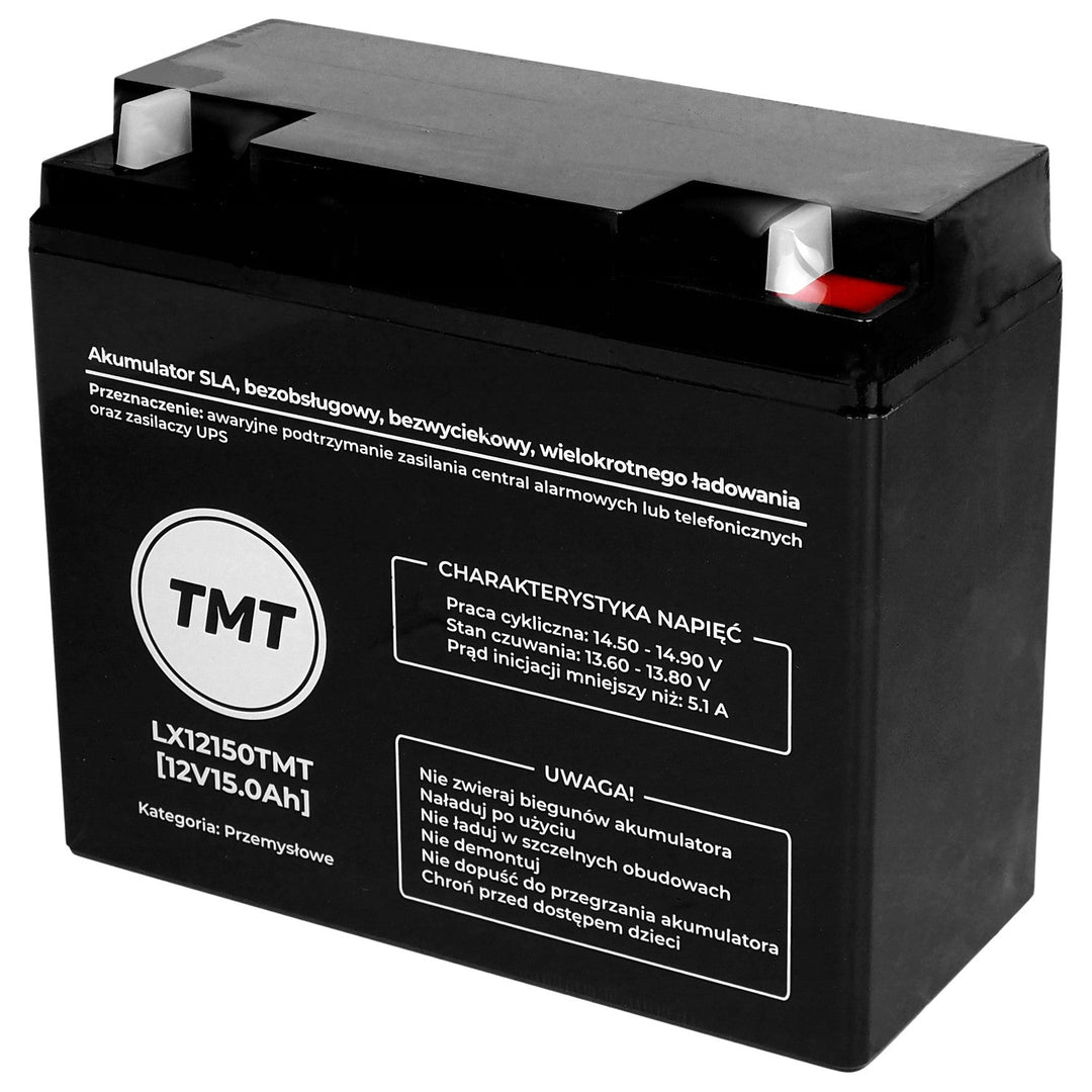 Maintenance-free battery, 12V, 15Ah, SLA, LX12150TMT