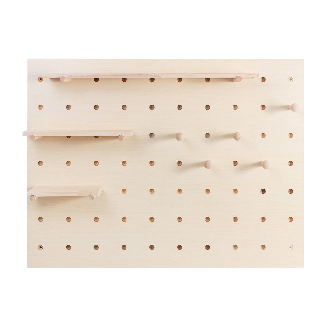 Maclean wooden board organizer, light wood color, 60x80 cm, max. 20 kg, MC-131 WD, 2 pieces