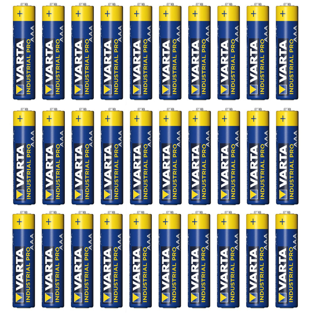 30x R-03 LR03 AAA alkaline battery Varta Industrial 4003
