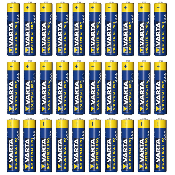 30x R-03 LR03 AAA alkaline battery Varta Industrial 4003