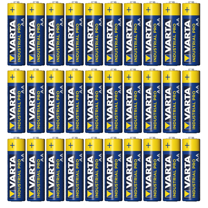 30x R-06 LR6 AA 1.5V alkaline battery Varta Industrial 4006