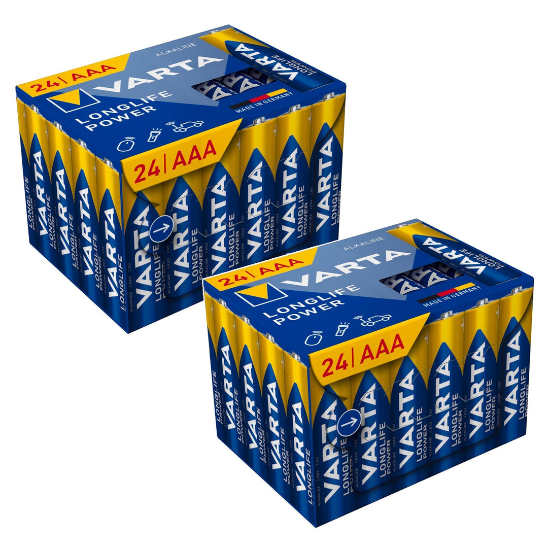 VARTA Longlife Power, 48 AAA, LR03, 1.5V alkaline batteries