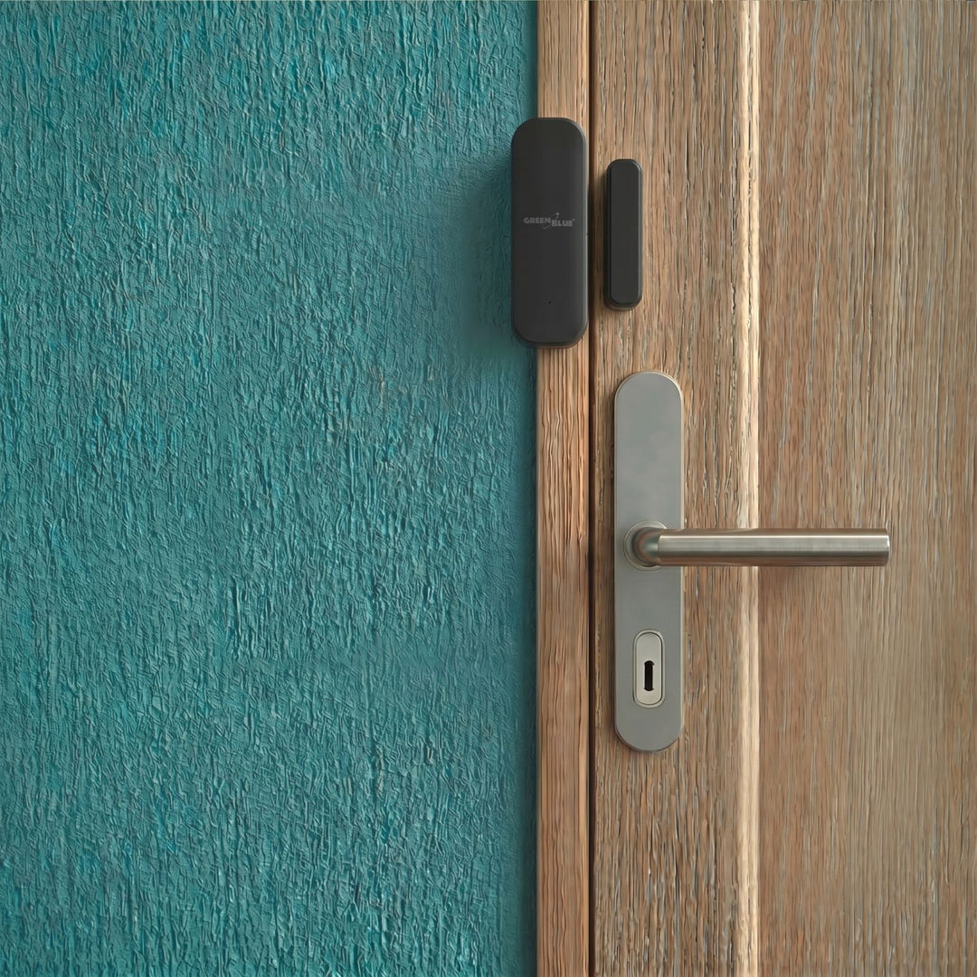GreenBlue Wireless Reed Switch / WiFi Door/Window Sensor, Android/iOS, 3.0V DC, LR03x2, GB479 B