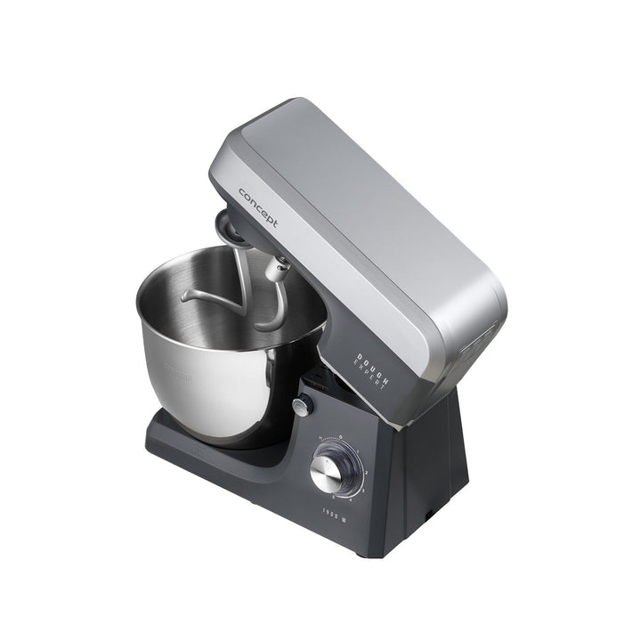 Concept Dough Expert Planetary Stand Mixer, 1900W, dual dough hook, bowl heating function, 6 speed settings, RM6010