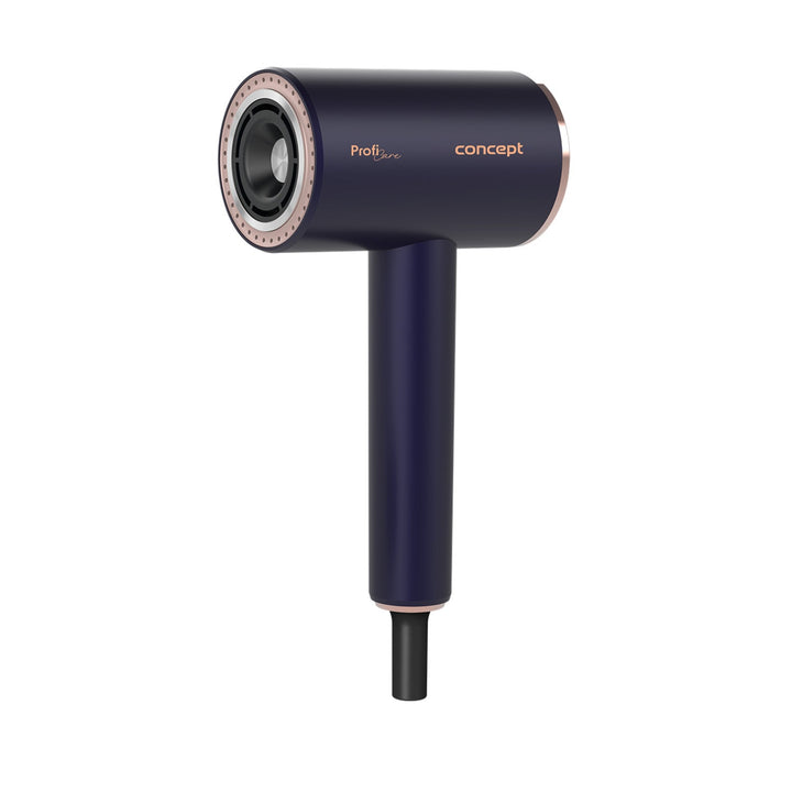 Concept ProfiCare hair dryer, BLDC motor, magnetic attachments, Oil Therapy function, child mode, Cold Mode function, VV8100