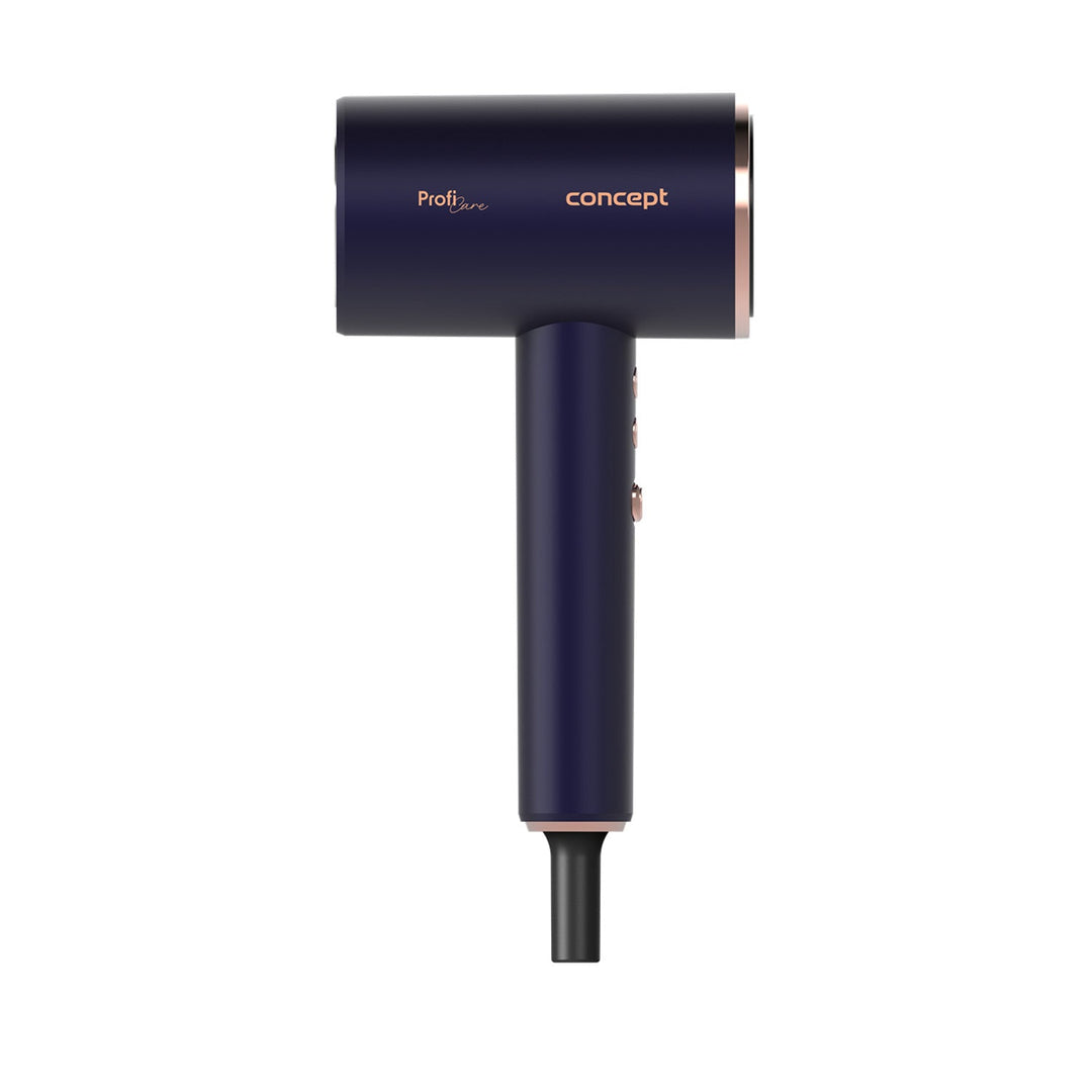 Concept ProfiCare hair dryer, BLDC motor, magnetic attachments, Oil Therapy function, child mode, Cold Mode function, VV8100