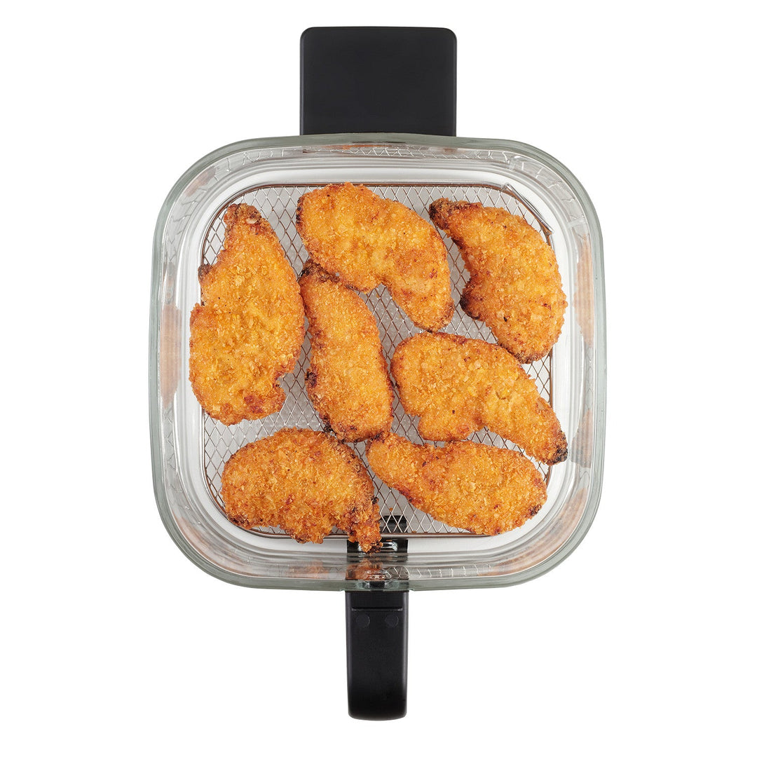 Concept Glass&Fast oil-free fryer, 5.5L capacity, 7 programs, touchscreen LED display, healthy frying mode, glass container, FR5500