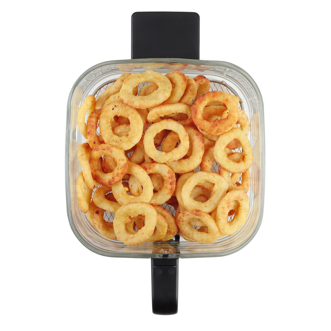 Concept Glass&Fast oil-free fryer, 5.5L capacity, 7 programs, touchscreen LED display, healthy frying mode, glass container, FR5500