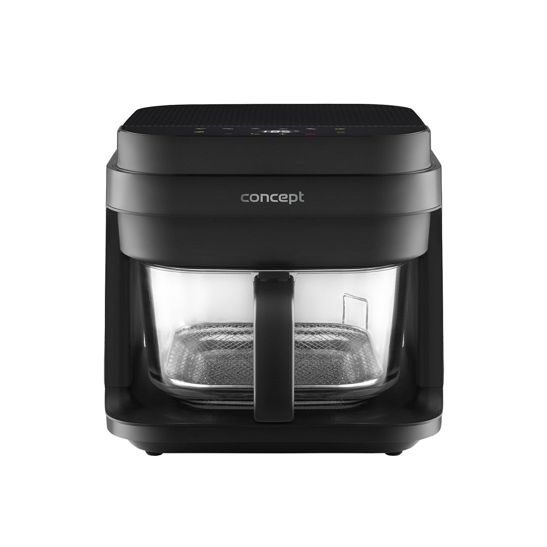 Concept Glass&Fast oil-free fryer, 5.5L capacity, 7 programs, touchscreen LED display, healthy frying mode, glass container, FR5500