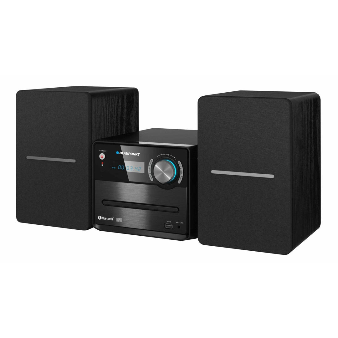 Blaupunkt micro system, 30W power, FM radio, AUX socket, USB connector, Bluetooth, MS13BT