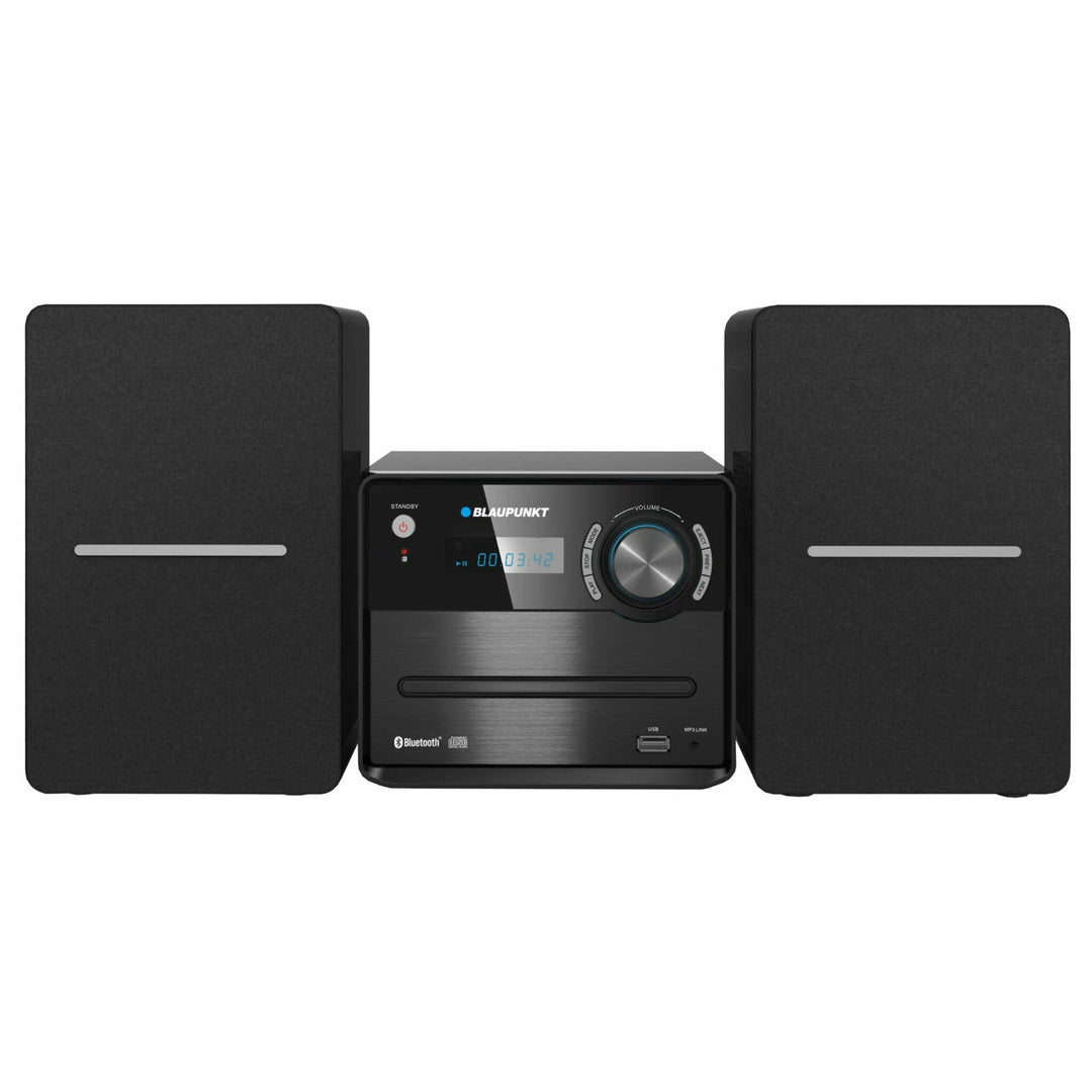 Blaupunkt micro system, 30W power, FM radio, AUX socket, USB connector, Bluetooth, MS13BT