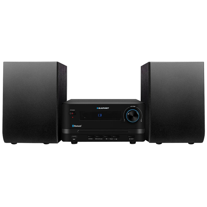 Blaupunkt micro system, 45W power, FM radio, AUX socket and USB connector, Bluetooth, MS14BT