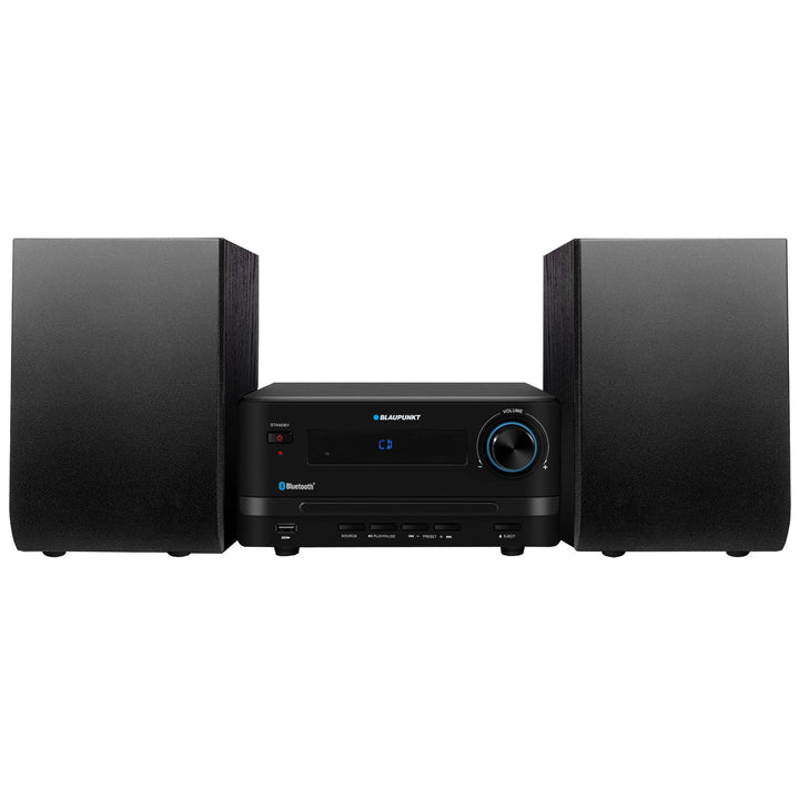 Blaupunkt micro system, 45W power, FM radio, AUX socket and USB connector, Bluetooth, MS14BT