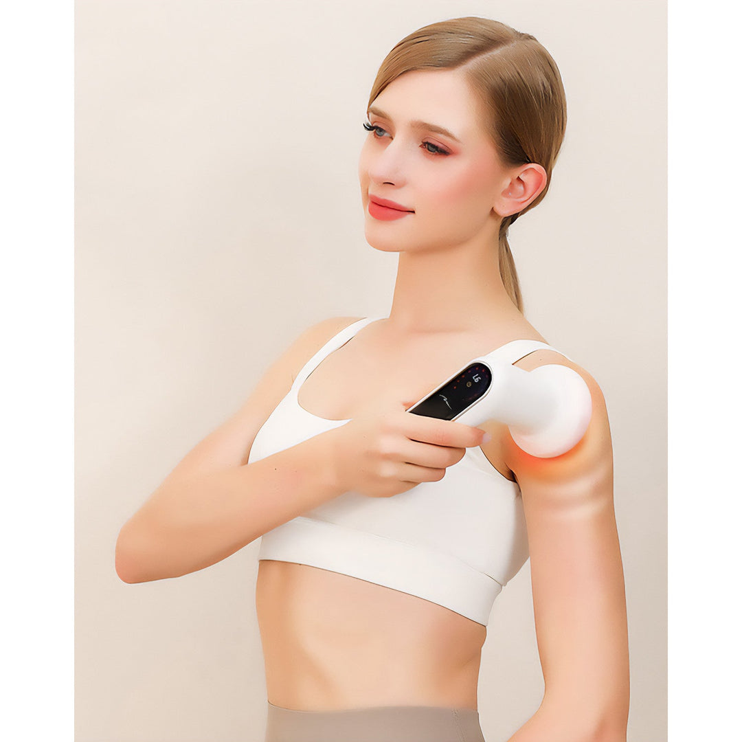 Anti-cellulite massager, MEDIA-TECH, massage gun, 5 massage heads, 6 speeds, MT6536