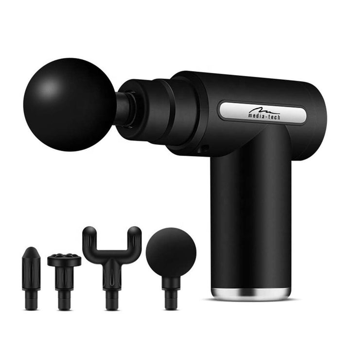 Massager for easy and quick massage of tense muscles, Media-tech, 4 interchangeable massage heads, MT6521