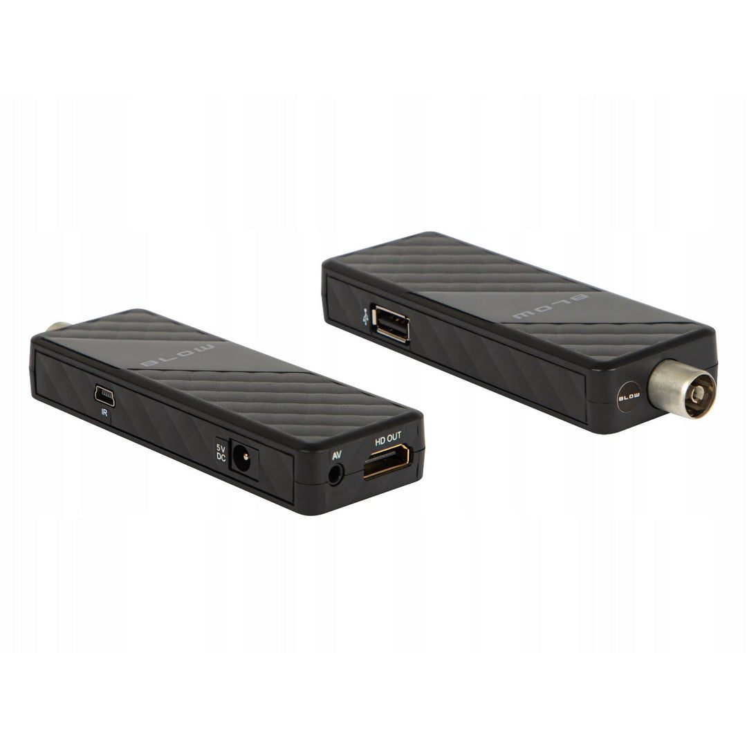 Blow DVB-T/T2 tuner, H.265, 6000FHD, Timeshift function, multiple languages, media player function, USB port, 77-077#