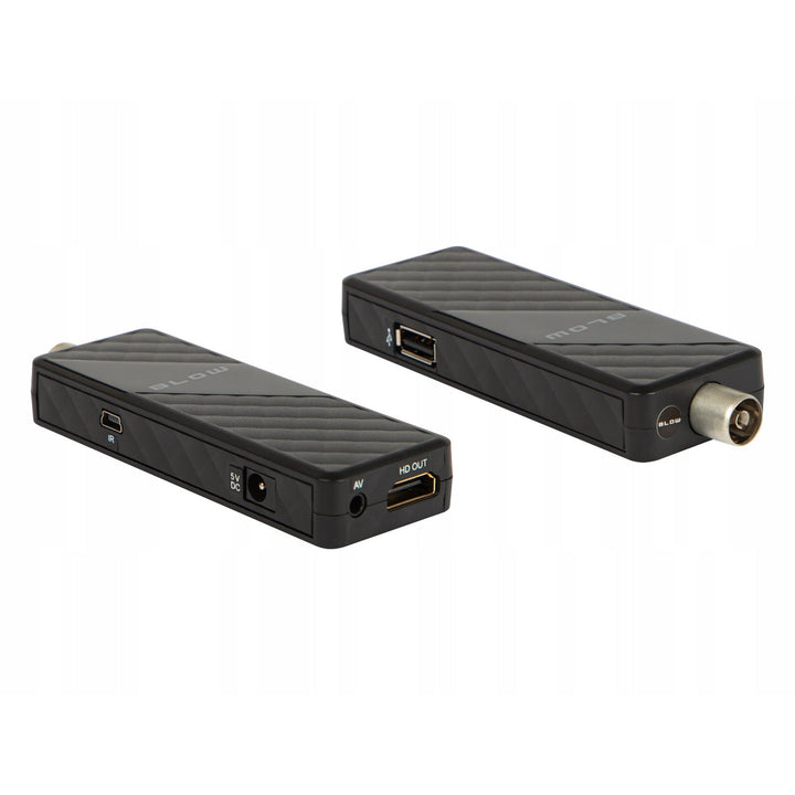 Blow DVB-T/T2 tuner, H.265, 6000FHD, Timeshift function, multiple languages, media player function, USB port, 77-077#