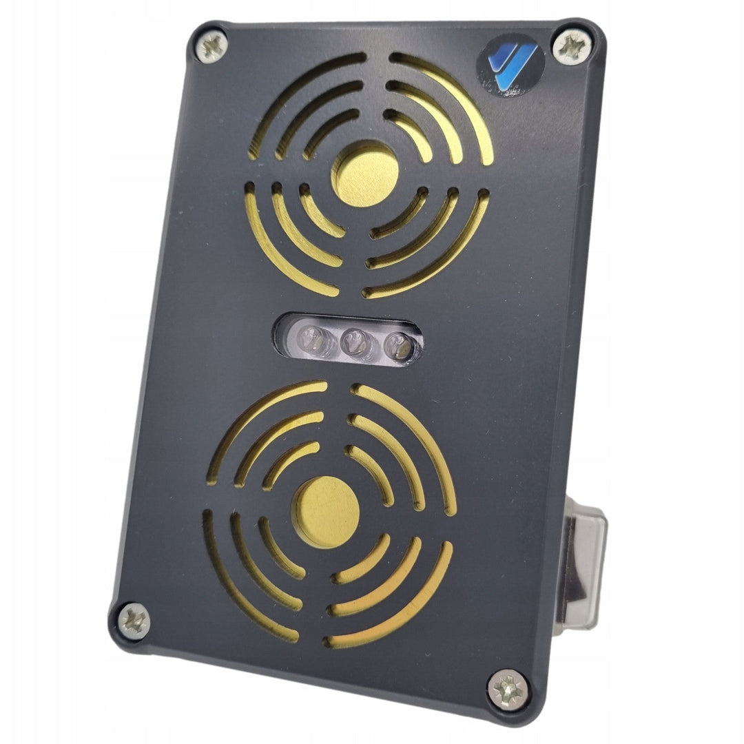 Viano rodent, martens, mice, and rat repeller, ultrasonic generator, two speakers, Waterstrob