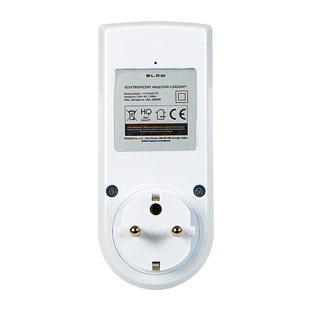 Blow digital timer programmer, LCD display, accuracy +/- 1 minute per month, 16 different operating combinations, 72-016#