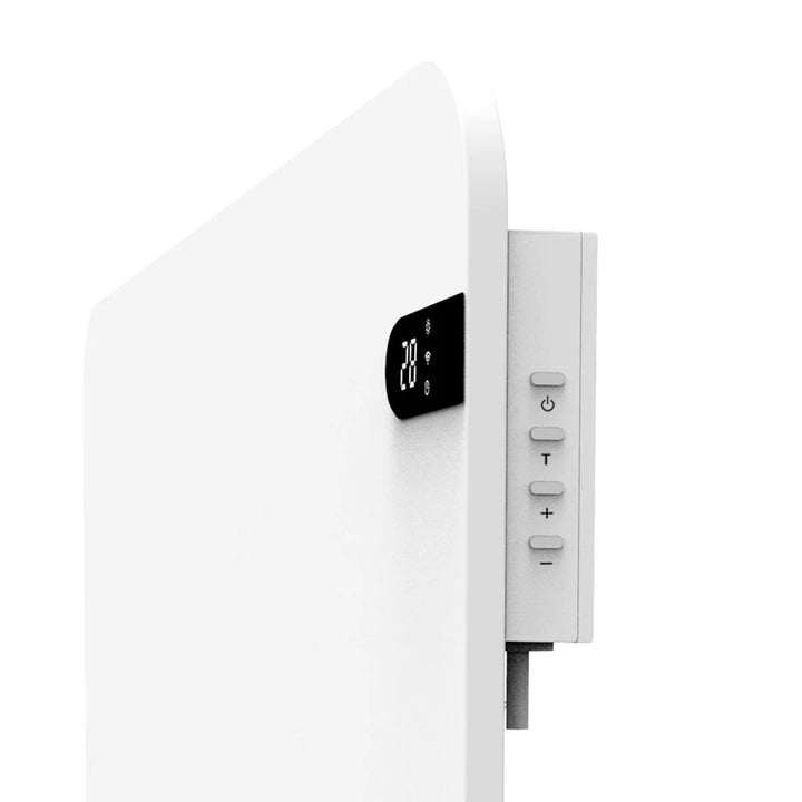 Cronos electric heater, white, 450W power, heats rooms up to 14m2, built-in thermostat, remote control, open window detection function, legs included, WFH-450TW