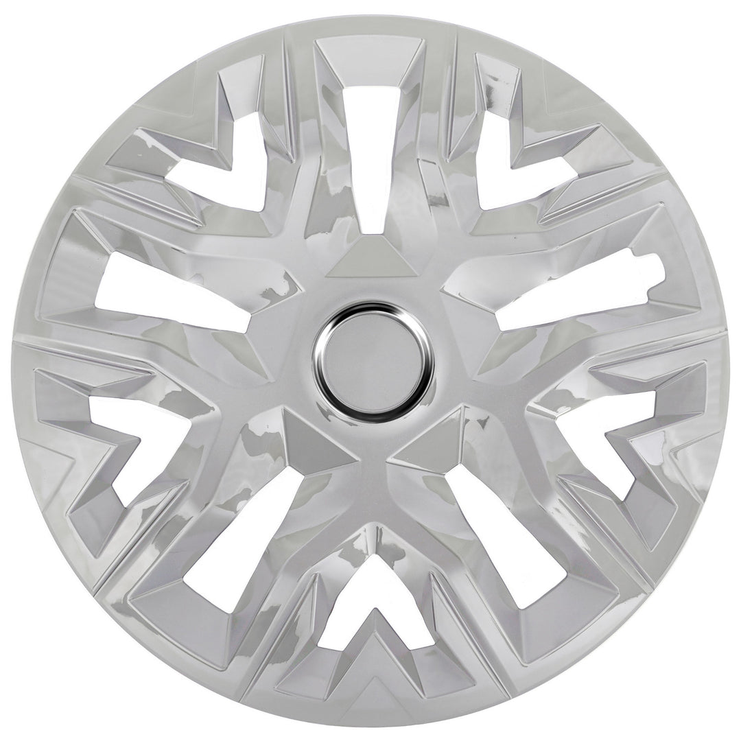 Universal hub cap 14'' NRM Perfecto Silver lacquered 1 piece