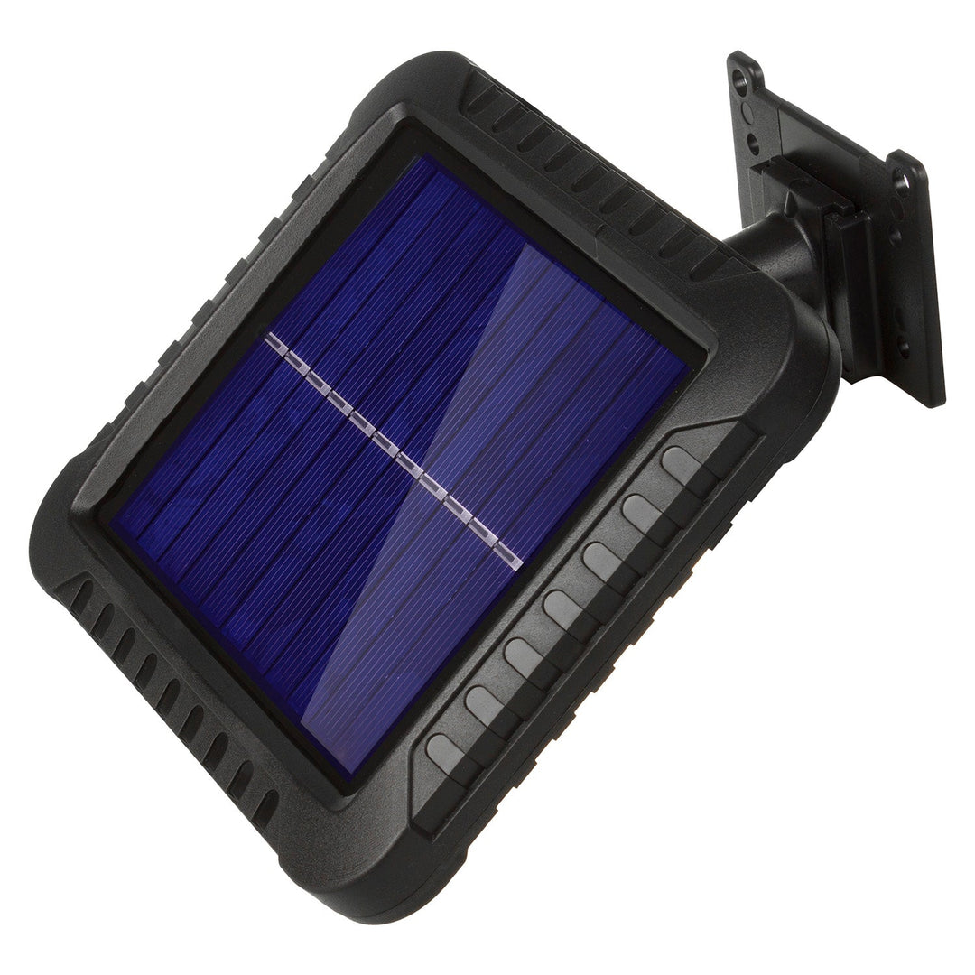 Solar LED floodlight with Maclean motion sensor, IP44, 5W, 400lm, 6000K, 1300 mAh lithium battery, 5.5V DC MCE438, 4 pieces
