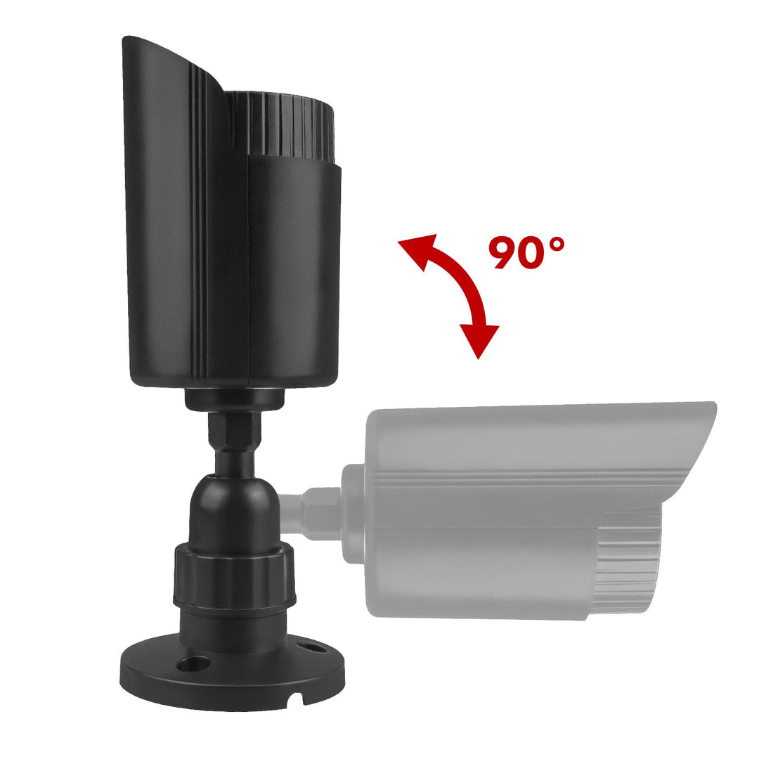 Set of two dummy tube cameras, IR LEDs, black, 2xAA power supply (included), ABS, IR1800 BT