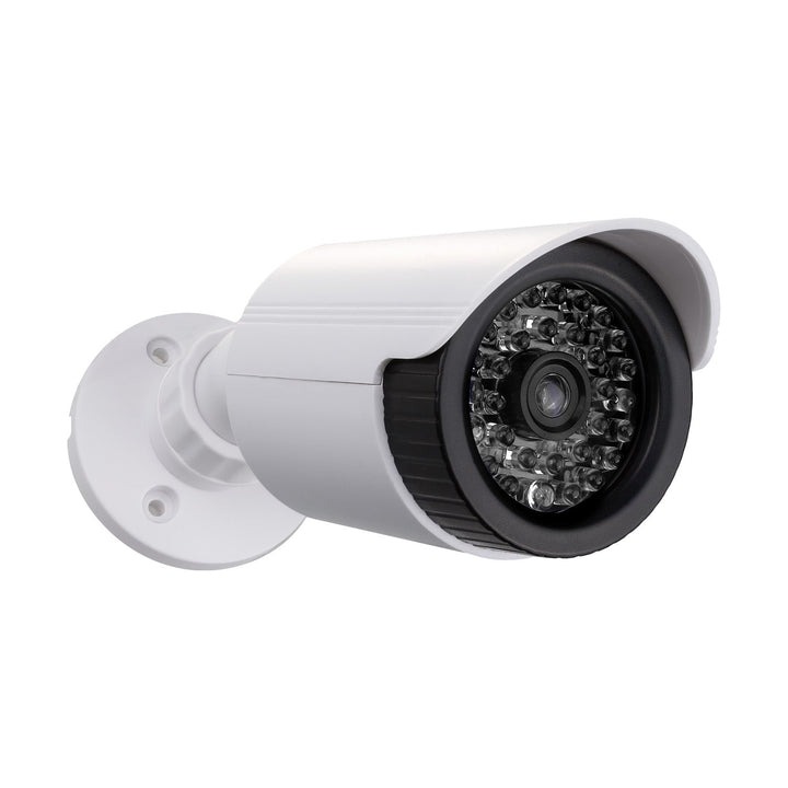 Dummy tube camera, IR LEDs, white, 2xAA power supply (included), ABS, IR1800 W