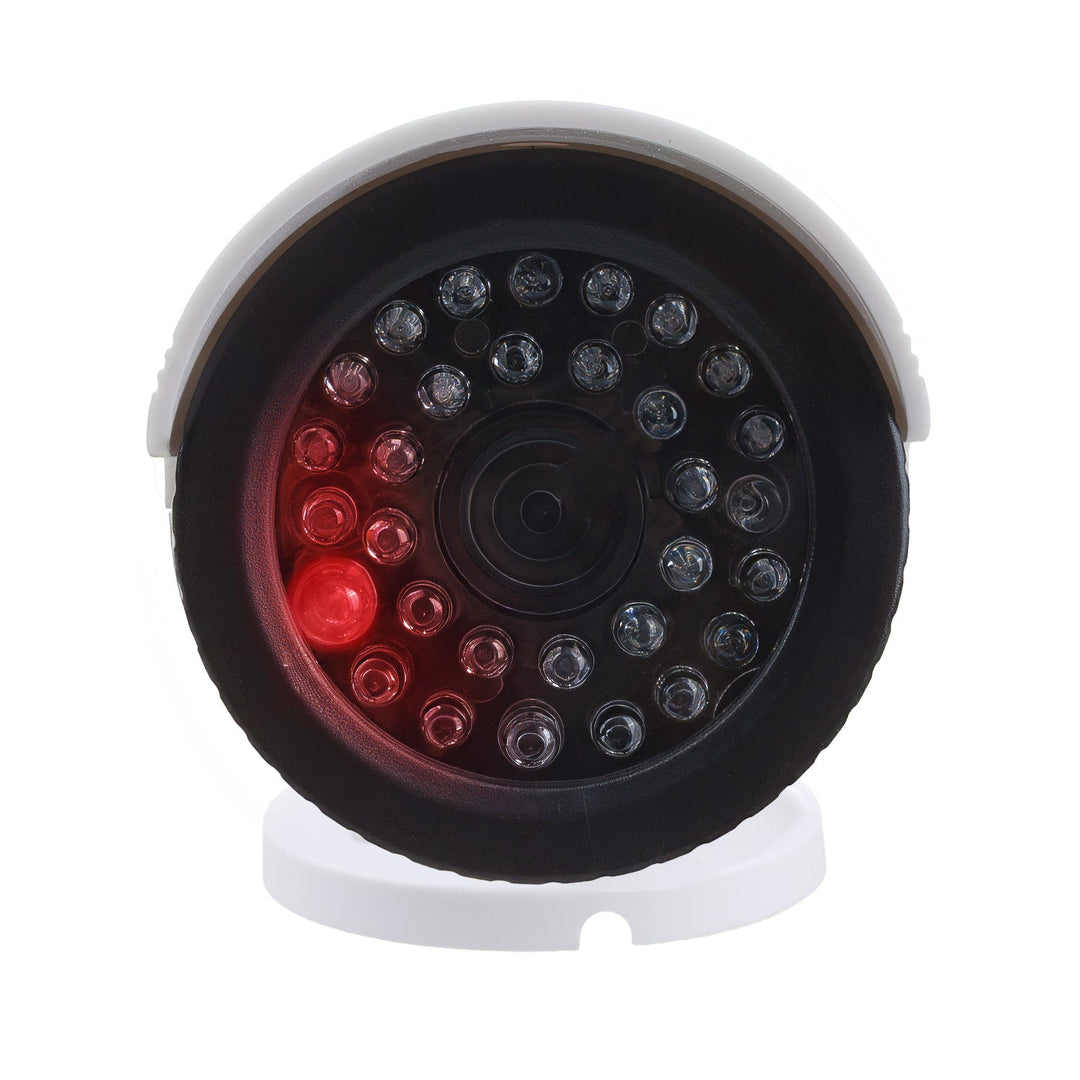 Dummy tube camera, IR LEDs, white, 2xAA power supply (included), ABS, IR1800 W