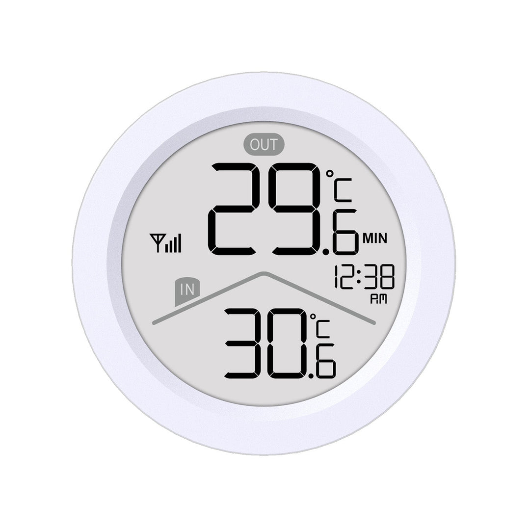 GreenBlue wireless weather station, IN/OUT temperature, clock, °C/°F selectable, range up to 60 m, GB162, 4x AAA battery