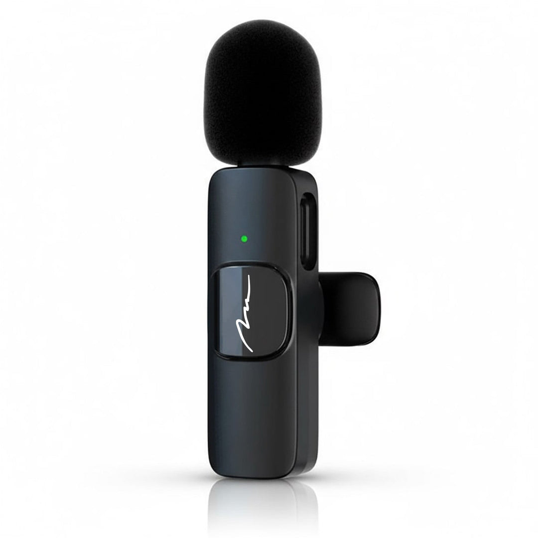 MICRO-MIC DUO - 2x wireless lapel microphone (set), clip-on, iOS & Android (OTG), mini, super-sensitive. USB-C & LIGHTNING, Mediatech