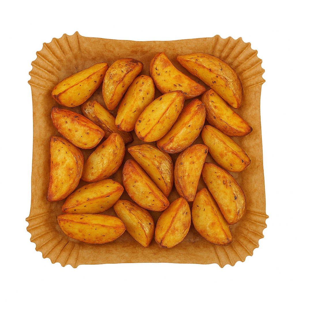 Paper inserts for deep fryers, air fryers, Adler, 16 cm, up to 240°C, biodegradable, 100 pieces, AD 6731