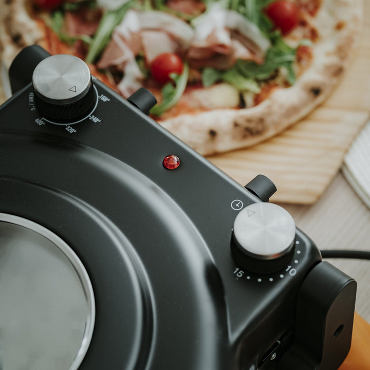 Adler pizza oven, temperature control up to 400°C, ceramic stone, two heating elements, AD 6314