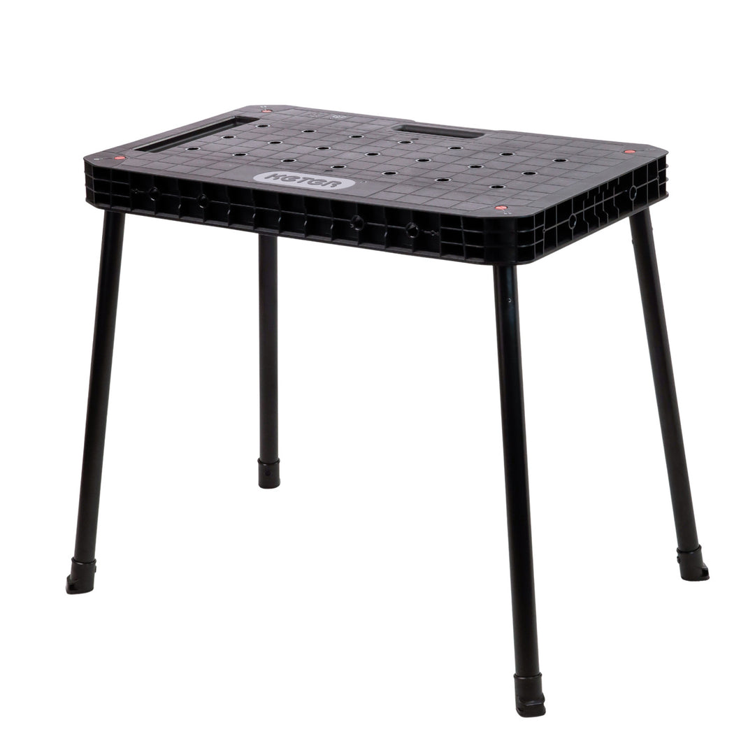 Keter Ultimate Workbench, foldable, load capacity up to 453 kg, assembly in 30 seconds, large work surface with 3/4-inch holes, portable, 262936