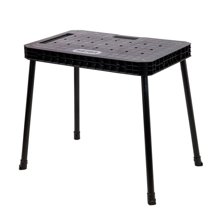 Keter Ultimate Workbench, foldable, load capacity up to 453 kg, assembly in 30 seconds, large work surface with 3/4-inch holes, portable, 262936