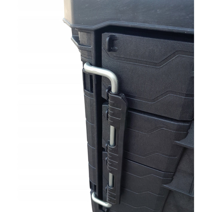 Keter ROC Pro Gear 2.0 XL Tool Box, with two drawers, included dividers, padlock slot, front latches, 259841