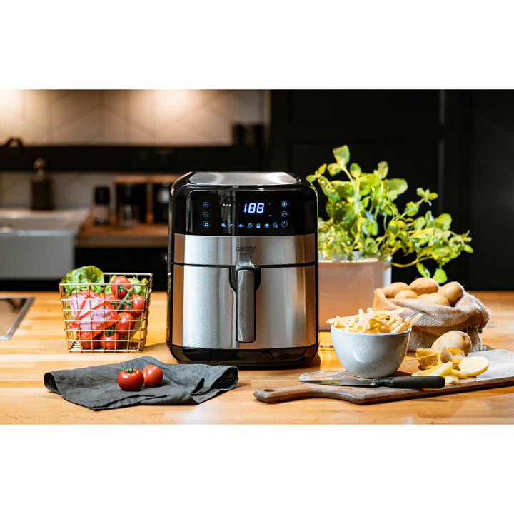 Oil-free fryer, 9 programs, 5.0 L, Airfryer, Camry CR 6311 + paper inserts for fryer, 16 cm, biodegradable, 100 pieces