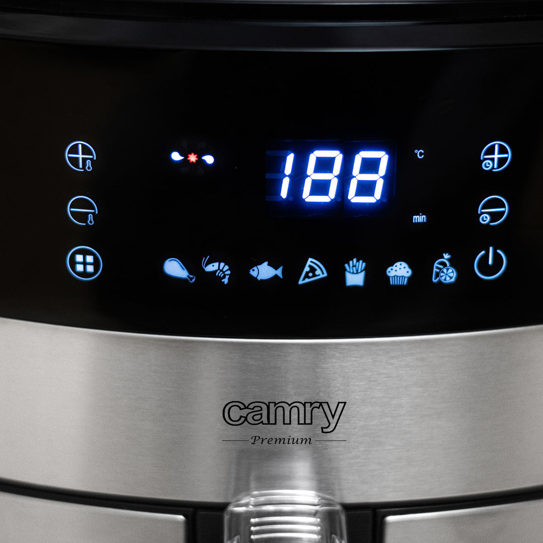 Oil-free fryer, 9 programs, 5.0 L, Airfryer, Camry CR 6311 + paper inserts for fryer, 16 cm, biodegradable, 100 pieces