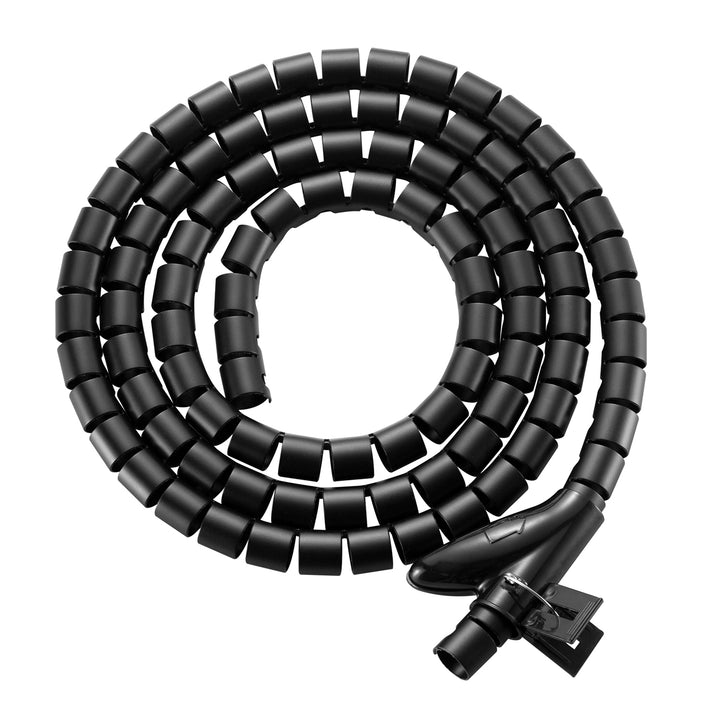 Maclean Cable Organizer/Hideaway, 20 mm x 1,000 mm, Black, MCTV-899 B