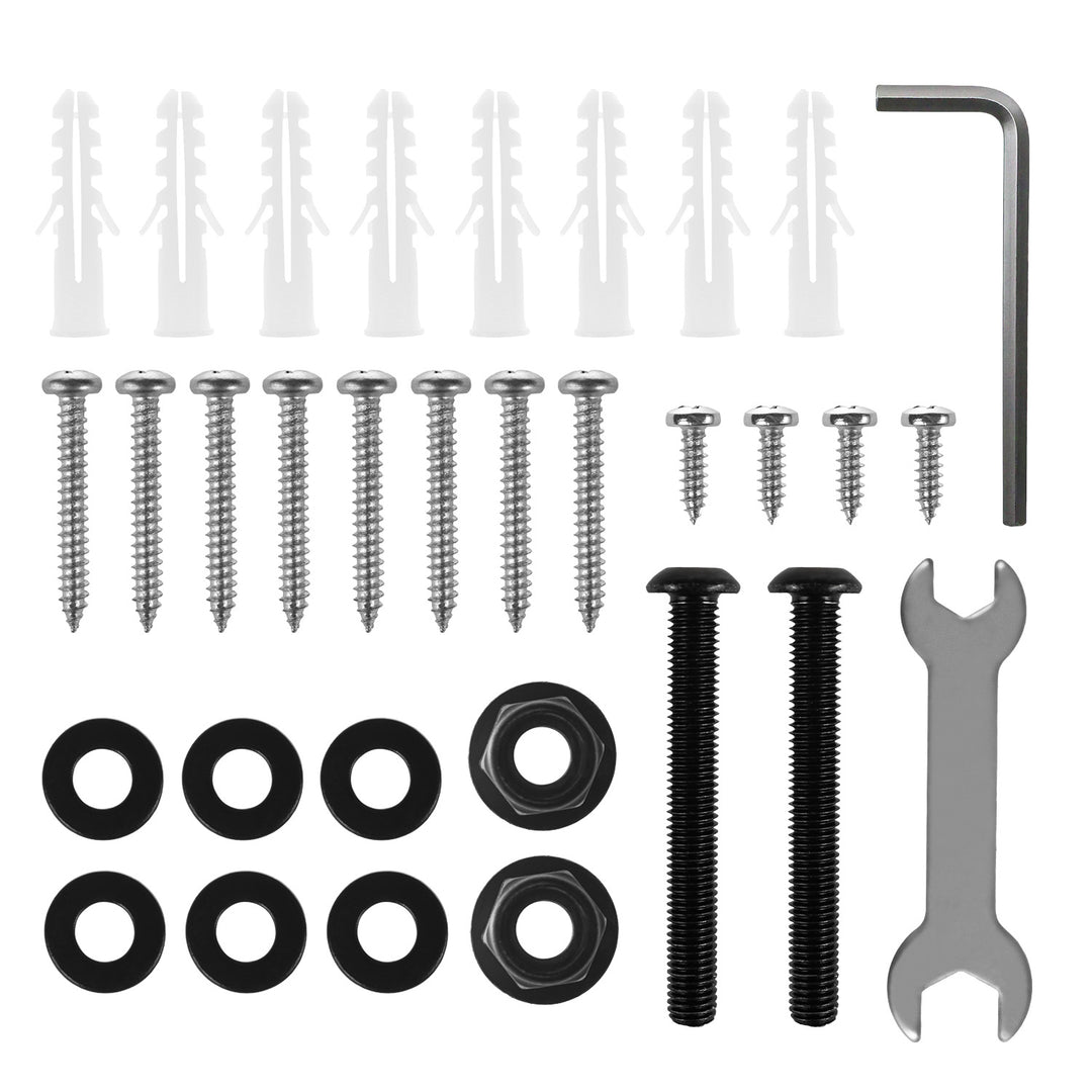 Set of Maclean speaker mounts/hangers, universal, vertically adjustable +8°–-8° and horizontally adjustable +90°–-90°, max. 15 kg, MC-917