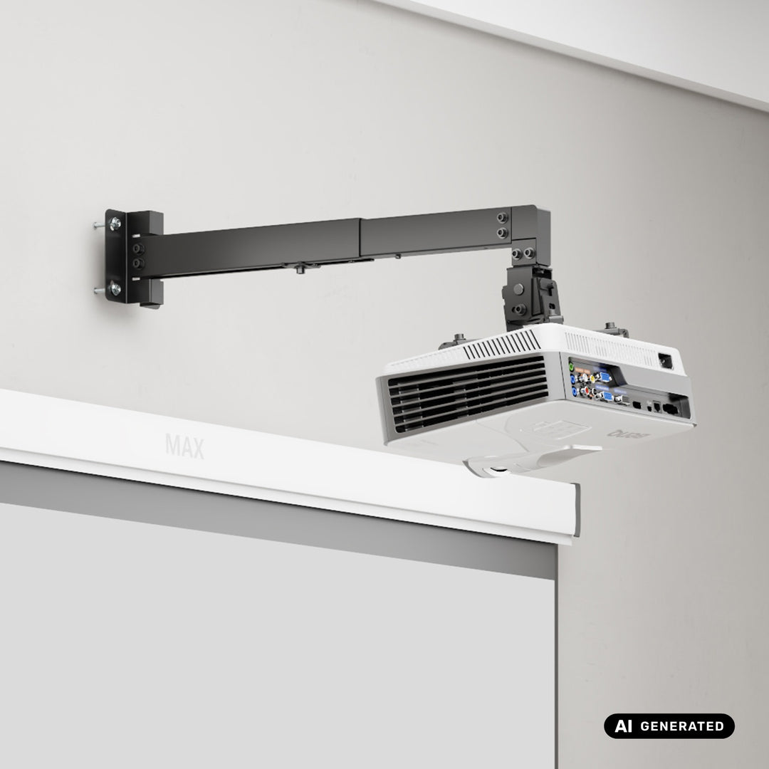 Maclean Wall Mount for Projector, Black, up to 20 kg, MC-205 B