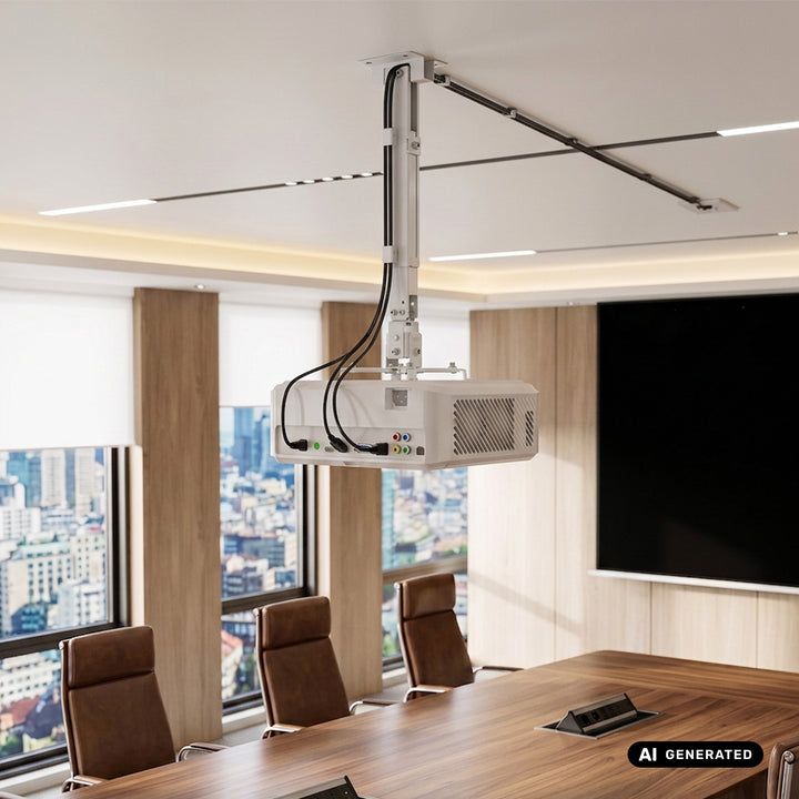 Maclean Universal Projector Mount/Hanger, White, up to 20 kg, MC-206 W