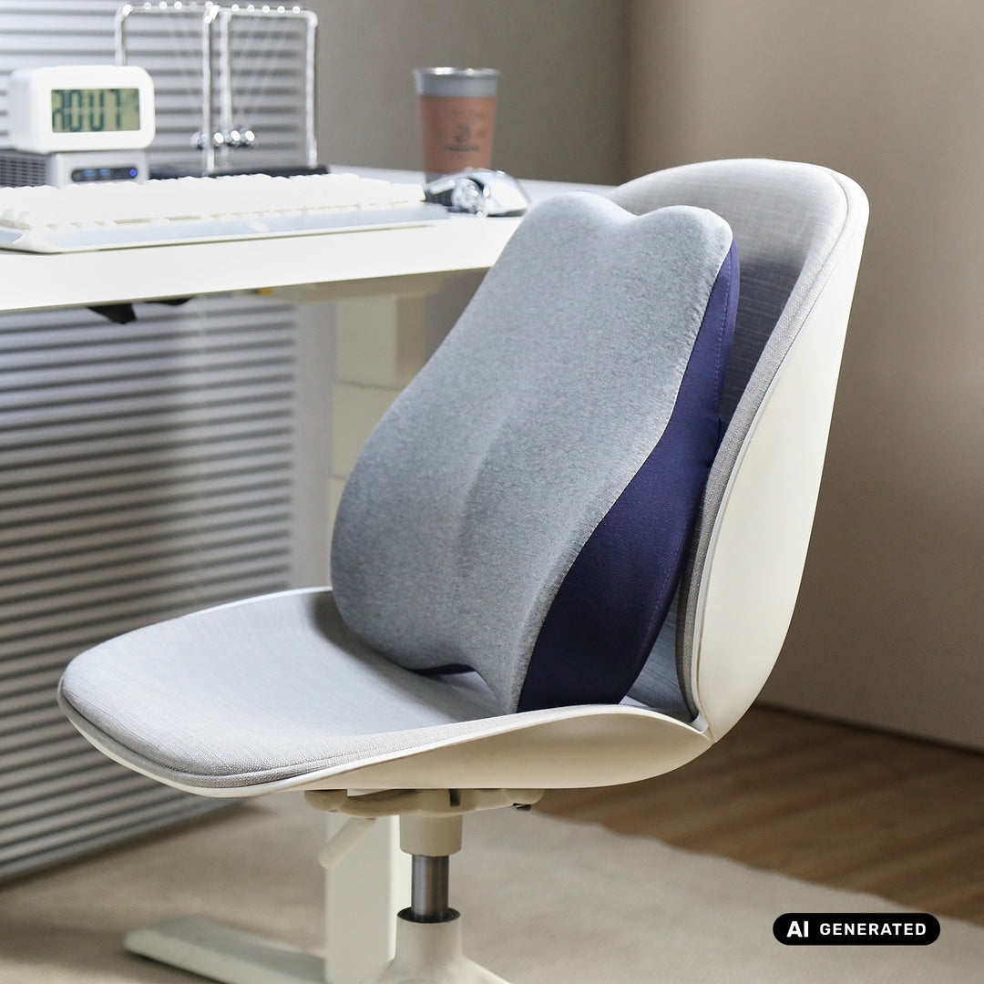 Promedix Memory Foam Lumbar Pillow, 45x40x10 cm, PR-215