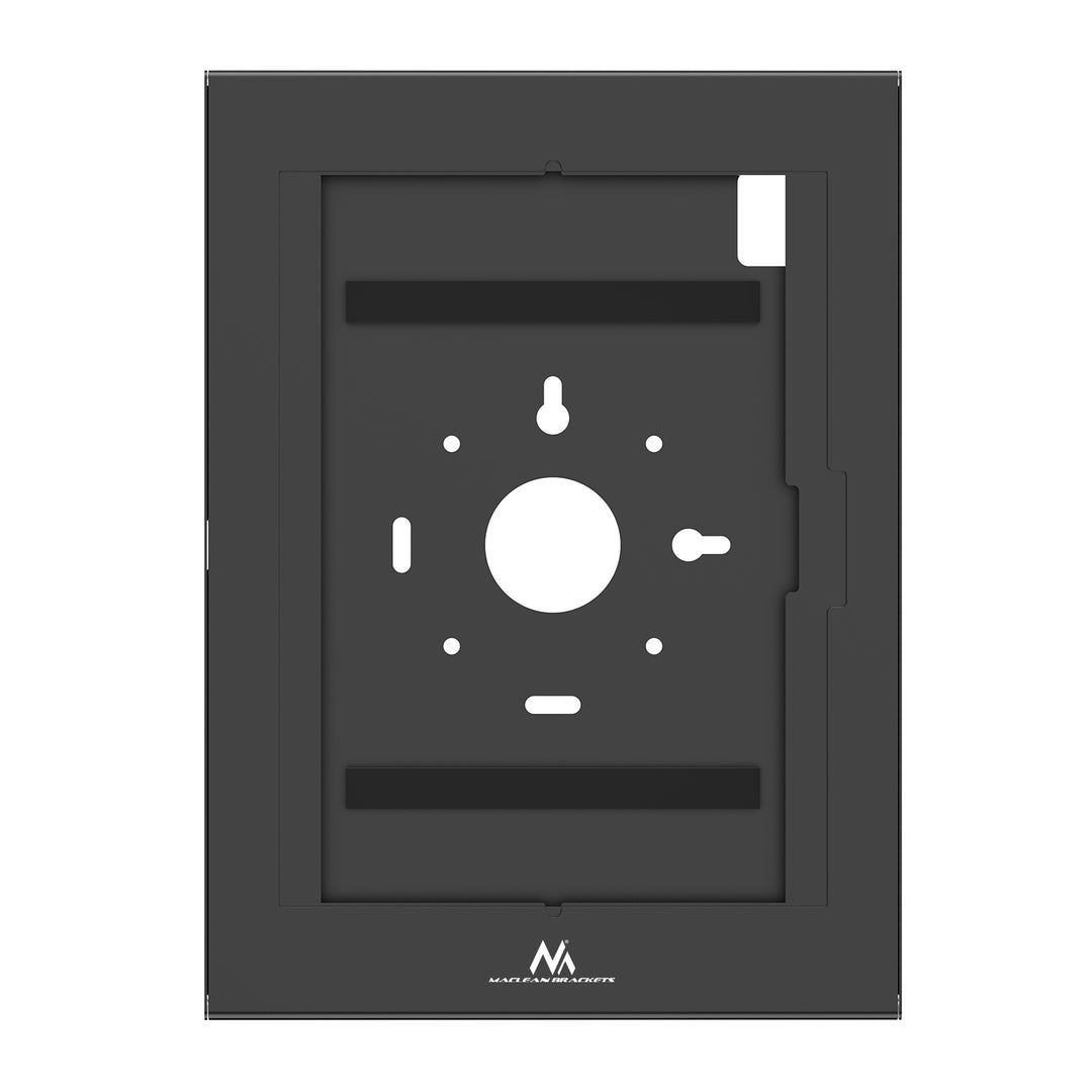 Maclean Tablet Advertising Mount with Lock, 12.4"–13", iPad Air/Pro, Samsung Tab S10+/S9+/S8+/S7+, 257x350x22mm, MC-950 B