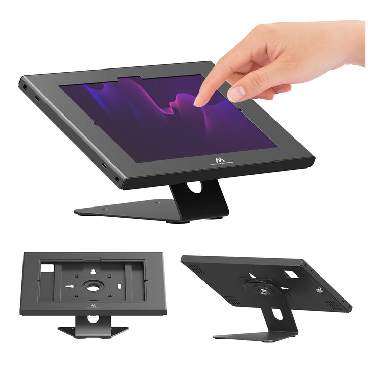 Maclean Tablet Advertising Mount with Lock, 10.9"-11", iPad Air/Pro, Samsung Tab A & S Series, 220x323x22mm, MC-957 B