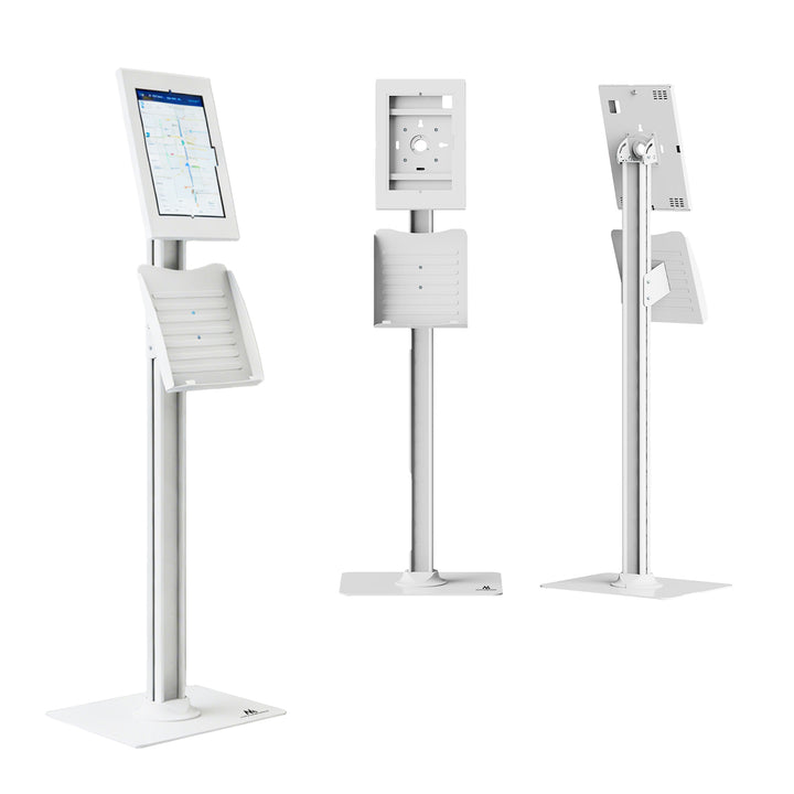 Maclean Tablet Advertising Mount with Lock, 10.9"-11", iPad Air/Pro, Samsung Tab A & S Series, 220x323x22mm, MC-960 W