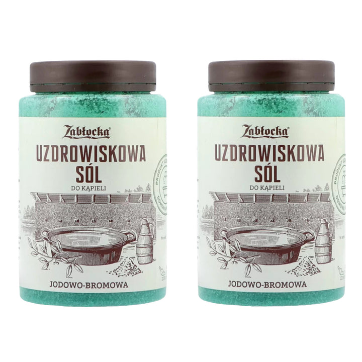 Zabłocka spa salt, iodine-bromine, for bathing, 1.2 kg - 2 pieces