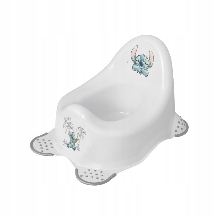 Non-slip step stool, single step, max. 80 kg + Toilet seat cover + Stitch potty